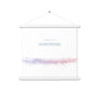 1 Corinthians 3:9, Bible Verse Quote, Aesthetic Purple & Blue, Mountains Scene, Hanging Poster, Christian Gift