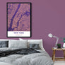 Ultra Violet & Blooming Dahlia NYC Decor