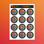 Multiplication Chart Times Table Educational Homeschool Gift - Counting Wheel Rings Maths