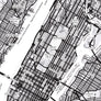 Manhattan New York City NYC Black & White Framed Artwork