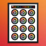 Multiplication Chart Times Table Educational Homeschool Gift - Counting Wheel Rings Maths