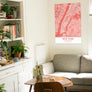 Coral Blush New York City Map - Printable