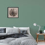 Fossil Ammonite Rock Wall Art for the Living Room; Cream Spiral Abstract Shell Circular Contemporary