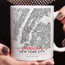 New York City Peony Flowers Map