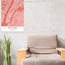 Coral Blush New York City Map - Printable