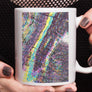 Psychedelic Art of NYC Manhattan mug