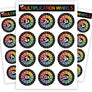 Multiplication Chart Times Table Educational Homeschool Gift - Counting Wheel Rings Maths