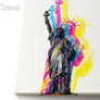 CMYK Artwork of Lady Statue of Liberty canvas artwork