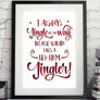 i always jingle all the way nobody likes ho hum jingler Christmas printable