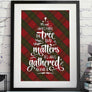 gather around the Christmas tree print
