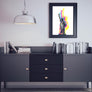 CMYK Artwork of Lady Statue of Liberty on wall