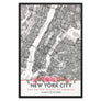 New York City Peony Flowers Map