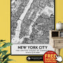 🗽 Free New York City DIY Artwork Printable