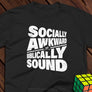 Socially Awkward rubix tee image