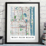 West Palm Beach Map Florida Printable