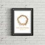 Jesus thorns image on a wall