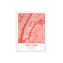 White Framed Coral Artwork Decor