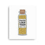 Mustard Seed Bible Verse Illustration Matthew 17:20 Christian Canvas Print
