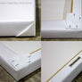 Set of four images showing various angles of the Canvas Sample