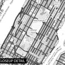 New York City Map with Peony Flowers - Printable