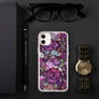 Pretty Dark Purple Roses Pattern Gift for Teen Girls & Women, Quality iPhone Case Birthday Gift