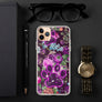 Violet Lilac Botanical Floral Wildflowers Purple Cat Paw Art, Quality iPhone Case Birthday Gift