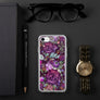 Pretty Dark Purple Roses Pattern Gift for Teen Girls & Women, Quality iPhone Case Birthday Gift