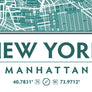 teal closeup typography