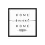 Norwich, England, UK Home Sweet Home With Map Coordinates Framed Artwork