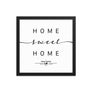 Prince George, British Columbia, Canada Home Sweet Home With Map Coordinates Framed Artwork