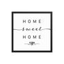 York, England, UK Home Sweet Home With Map Coordinates Framed Artwork