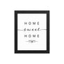 Charlotte Amalie, USA Virgin Islands Home Sweet Home With Map Coordinates Framed Artwork