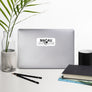 Macau, People's Republic of China Single Laptop Vinyl Sticker
