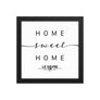 Le Havre, Normandy, France Home Sweet Home With Map Coordinates Framed Artwork