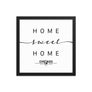 Chicago, Illinois, USA Home Sweet Home With Map Coordinates Framed Artwork