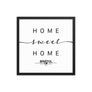 Bristol, England, UK Home Sweet Home With Map Coordinates Framed Artwork
