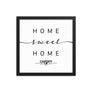 Cardiff, Wales, UK Home Sweet Home With Map Coordinates Framed Artwork