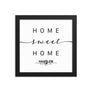 Haarlem, North Holland, Netherlands Home Sweet Home With Map Coordinates Framed Artwork