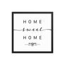 Islamabad, Islamabad Capital Territory, Pakistan Home Sweet Home With Map Coordinates Framed Artwork