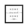 Christchurch,canterbury, New Zealand Home Sweet Home With Map Coordinates Framed Artwork