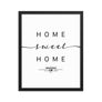 Veracruz, Veracruz, Mexico Home Sweet Home With Map Coordinates Framed Artwork