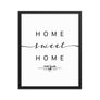Port Blair,andaman And Nicobar Islands, India Home Sweet Home With Map Coordinates Framed Artwork