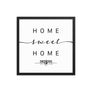 Dededo, Guam, USA Home Sweet Home With Map Coordinates Framed Artwork