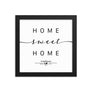 Peterborough, England, UK Home Sweet Home With Map Coordinates Framed Artwork