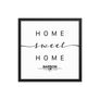 Barrow, Alaska, USA Home Sweet Home With Map Coordinates Framed Artwork