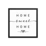 Pune,maharashtra, India Home Sweet Home With Map Coordinates Framed Artwork