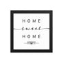 Marrakech, Morocco Home Sweet Home With Map Coordinates Framed Artwork