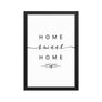 Charlotte Amalie, USA Virgin Islands Home Sweet Home With Map Coordinates Framed Artwork