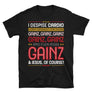 Christian despise cardio gym tee