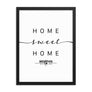 Memphis, Tennessee, USA Home Sweet Home With Map Coordinates Framed Artwork